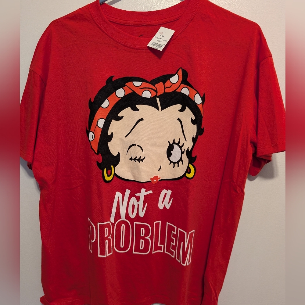 Betty Boop Red Short Sleeve Tee
